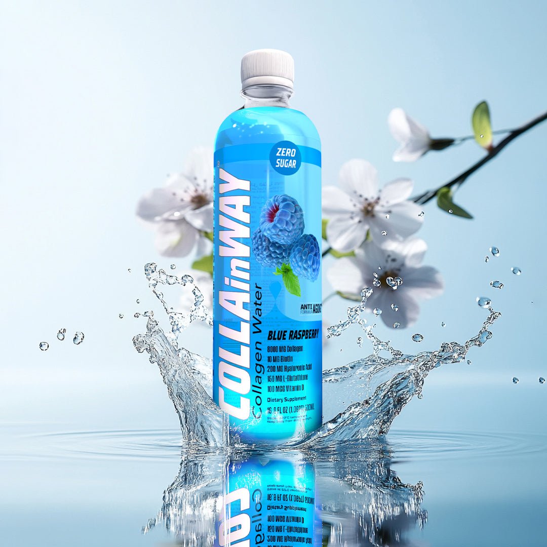 Blue Raspberry Flavor | Collagen Drink, Zero Sugar, Anti-Aging, Hydrat COLLAinWAY Blue Raspberry Flavor | Collagen Drink, Zero Sugar, Anti-Aging, Hydrat COLLAinWAY